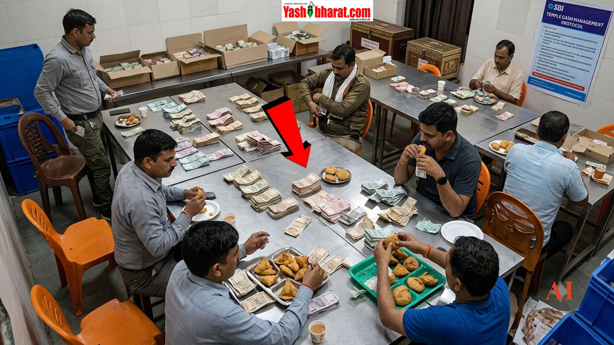 अयोध्या राम मंदिर में चढ़ावे की चोरी: काउंटिंग रूम में चलती थी समोसे-कचौड़ी की दावतें, मोजे-जूतों में छुपकर गायब होते थे नोट 22 अयोध्या राम मंदिर में चढ़ावे की चोरी: काउंटिंग रूम में चलती थी समोसे-कचौड़ी की दावतें, मोजे-जूतों में छुपकर गायब होते थे नोट