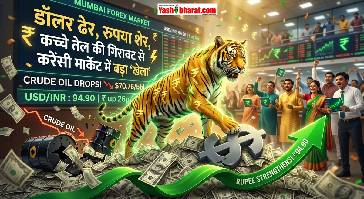 डॉलर ढेर, रुपया शेर, कच्चे तेल की गिरावट से करेंसी मार्केट में बड़ा 'खेला' 