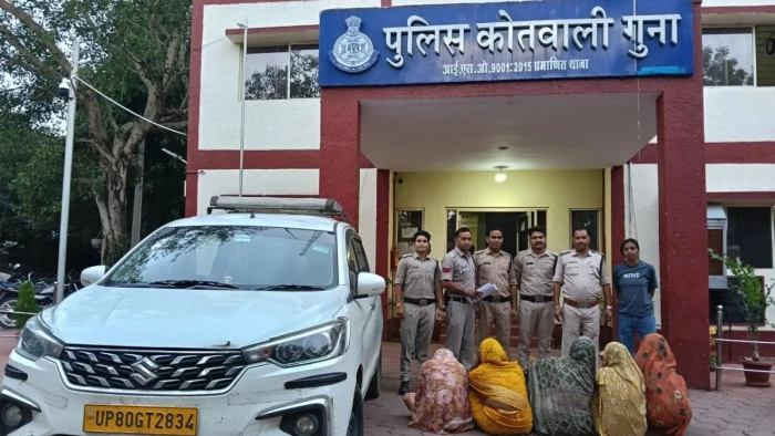 जगन्नाथ रथयात्रा में चोरी करने आगरा से आई थीं महिला चोर: गुना पुलिस ने अंतरराज्यीय गिरोह की 10 महिलाओं समेत 11 को दबोचा, ₹3.50 लाख के मंगलसूत्र बरामद