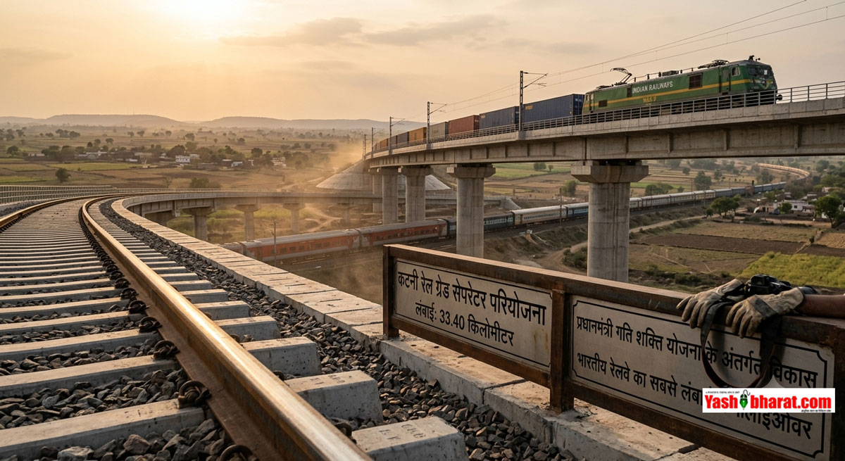 कटनी में हवा में दौड़ेगी ट्रेन- देश के सबसे लंबे 33.40 किमी 'रेल फ्लाईओवर' की नई डेडलाइन तय, जानें कब से चलेगा ट्रैफिक