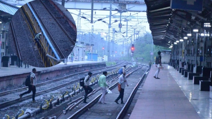 मदन महल स्टेशन पर हादसे के बाद भी सबक नहीं: रैलिंग फांदकर जान जोखिम में डाल रहे यात्री, RPF-GRP बेअसर