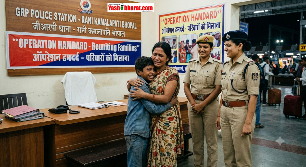 Opration Hamdard: सतना से रेवांचल एक्सप्रेस पकड़कर भोपाल पहुंचा था 10 साल का मासूम; पुलिस ने माँ से मिलाया 22 Opration Hamdard: सतना से रेवांचल एक्सप्रेस पकड़कर भोपाल पहुंचा था 10 साल का मासूम; पुलिस ने माँ से मिलाया