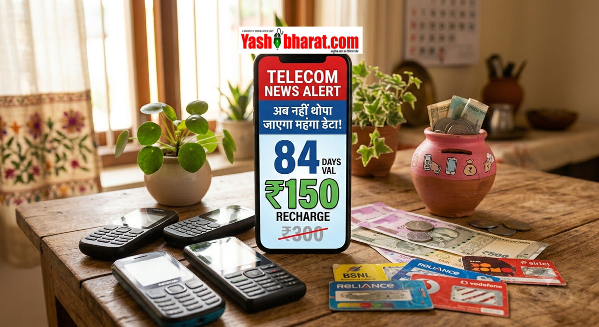 Telecom News Alert: अब नहीं थोपा जाएगा महंगा डेटा, ₹300 वाला 84 दिनों का प्लान मिलेगा मात्र ₹150 में