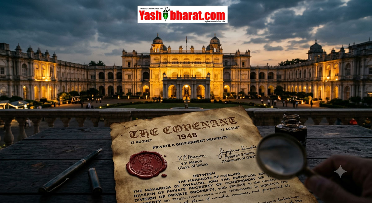 78 साल पुराना 'द कोवेनेंट' खोलेगा सिंधिया राजघराने की संपत्ति के राज- 1948 के ऐतिहासिक दस्तावेज से तय होंगी निजी जायदादें