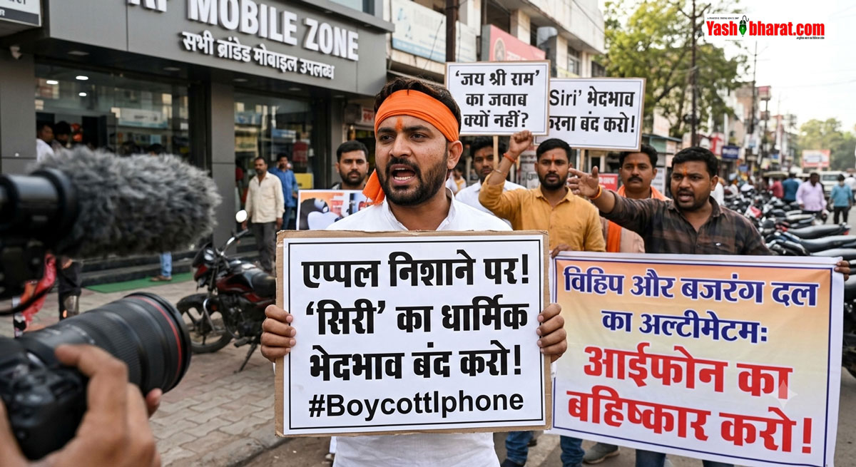 'जय श्री राम' पर मौन, 'सलाम' पर तुरंत जवाब- Apple की Siri पर भड़का उज्जैन, VHP ने दी आईफोन बहिष्कार की चेतावनी 22 'जय श्री राम' पर मौन, 'सलाम' पर तुरंत जवाब- Apple की Siri पर भड़का उज्जैन, VHP ने दी आईफोन बहिष्कार की चेतावनी