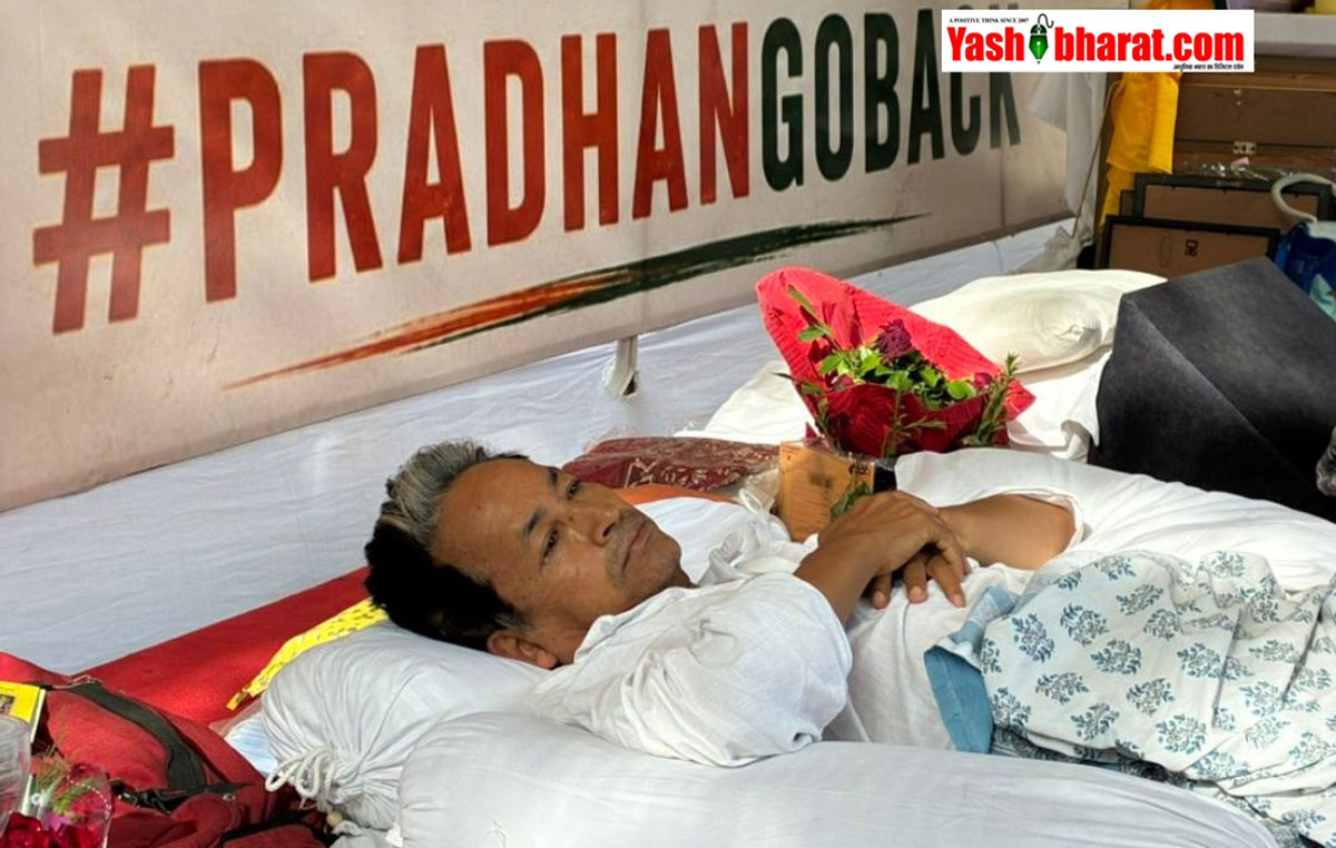 जंतर-मंतर पर सोनम वांगचुक के अनशन का 17वां दिन: ग्लूकोज लेवल गिरने से हालत बेहद नाजुक; बॉलीवुड हस्तियों ने कहा– 'फुंसुक वांगडू को मरने मत देना' 22 जंतर-मंतर पर सोनम वांगचुक के अनशन का 17वां दिन: ग्लूकोज लेवल गिरने से हालत बेहद नाजुक; बॉलीवुड हस्तियों ने कहा– 'फुंसुक वांगडू को मरने मत देना'