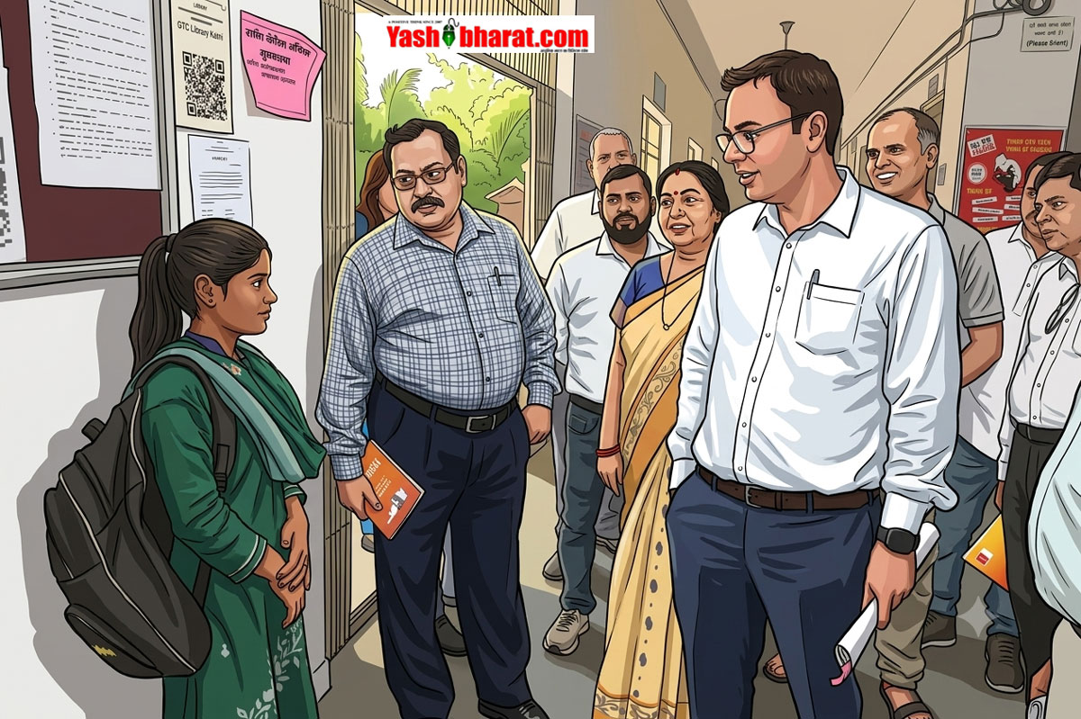 डिग्री देना ही नहीं, छात्रों को सशक्त बनाना लक्ष्य: कटनी कलेक्टर ने तिलक कॉलेज में परखी व्यवस्थाएं, बनेगी विशेष नक्षत्र वाटिका