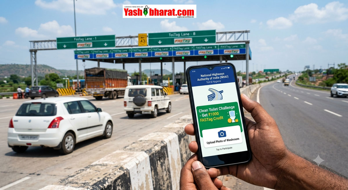 गंदे टोल प्लाजा शौचालय की फोटो भेजें और पाएं ₹1000 तक का Fastag Credit; 'क्लीन टॉयलेट पिक्चर चैलेंज' की बढ़ी अवधि 22 गंदे टोल प्लाजा शौचालय की फोटो भेजें और पाएं ₹1000 तक का Fastag Credit; 'क्लीन टॉयलेट पिक्चर चैलेंज' की बढ़ी अवधि