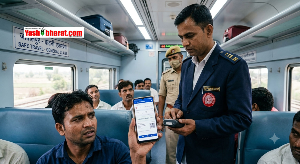 TTE को देखते ही ऐप से बनाया टिकट: जबलपुर स्टेशन पर पकड़े गए चालाक यात्री, RPF ने की सख्त कार्रवाई