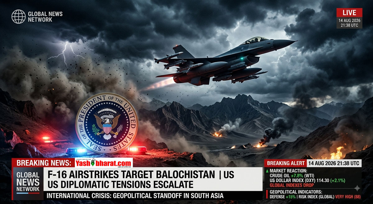 बलूचिस्तान में अमेरिकी F-16 से एयरस्ट्राइक पर भड़के बलूच नेता; डोनाल्ड ट्रंप से पाकिस्तान की सैन्य मदद और पार्ट्स सप्लाई रोकने की मांग 22 बलूचिस्तान में अमेरिकी F-16 से एयरस्ट्राइक पर भड़के बलूच नेता; डोनाल्ड ट्रंप से पाकिस्तान की सैन्य मदद और पार्ट्स सप्लाई रोकने की मांग