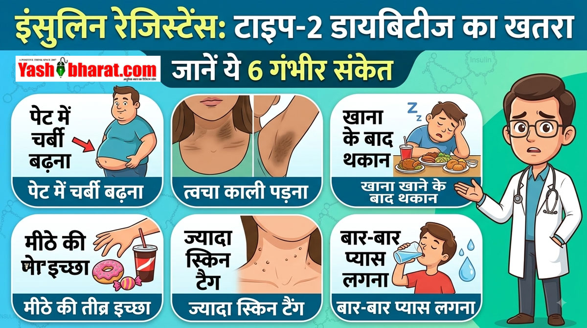 टाइप-2 डायबिटीज का कारण बन सकता है 'इंसुलिन रेजिस्टेंस'; डॉक्टर कुणाल सूद से जानें शरीर में दिखने वाले ये 6 गंभीर संकेत