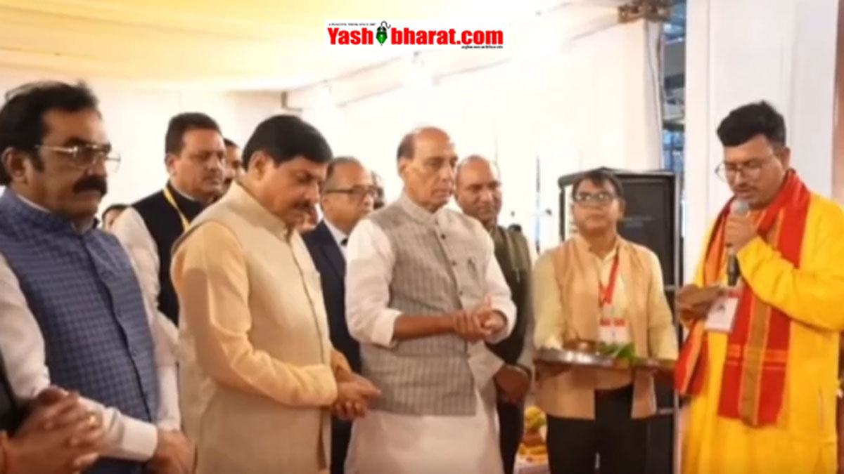 जबलपुर को रक्षा क्षेत्र में बड़ी सौगात: 450 करोड़ से बनेगा T-72 टैंकों का स्वदेशी ओवरहालिंग प्लांट, रक्षा मंत्री राजनाथ सिंह ने रखी आधारशिला