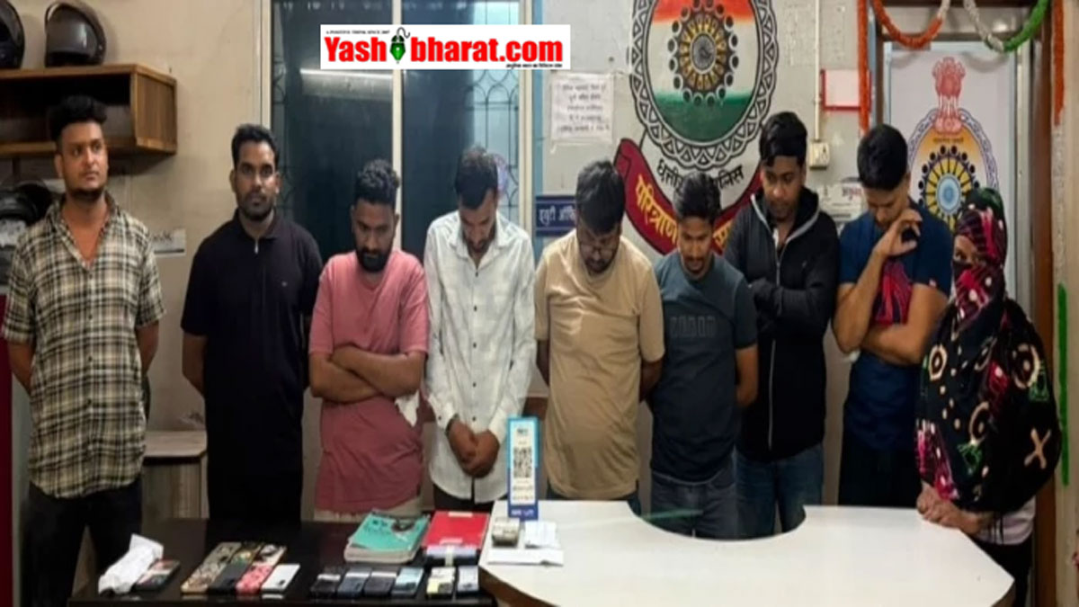 भिलाई में 'स्पा सेंटर' की आड़ में जिस्मफ़रोशी का पर्दाफाश: पुलिस की रेड में मैनेजर और महिला दलाल समेत 9 आरोपी गिरफ्तार; 19 मोबाइल व कैश जब्त