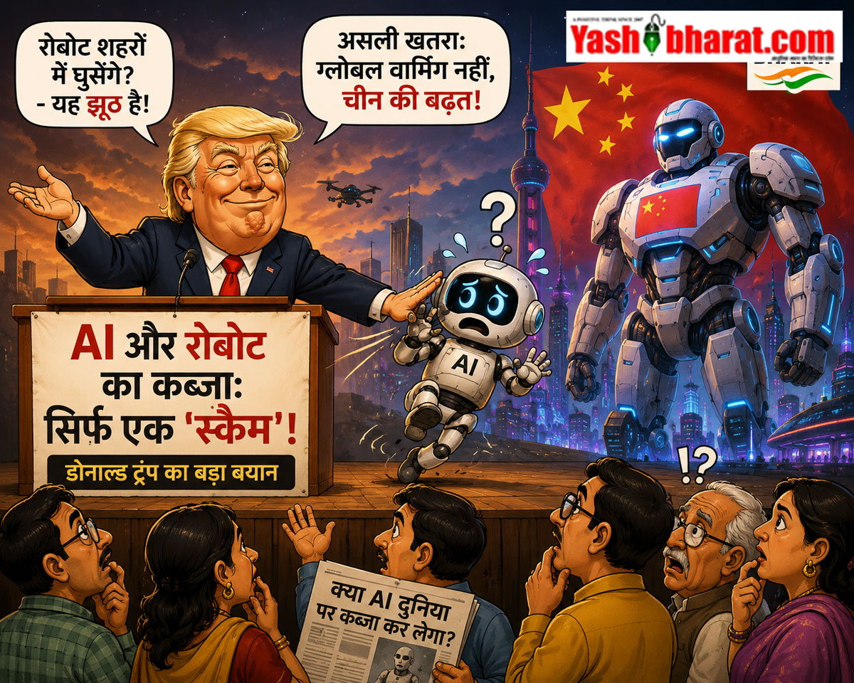 क्या रोबोट शहरों में घुसकर इंसानों को खत्म कर देंगे? डोनाल्ड ट्रंप बोले- 'यह ग्लोबल वार्मिंग जैसा एक और स्कैम'