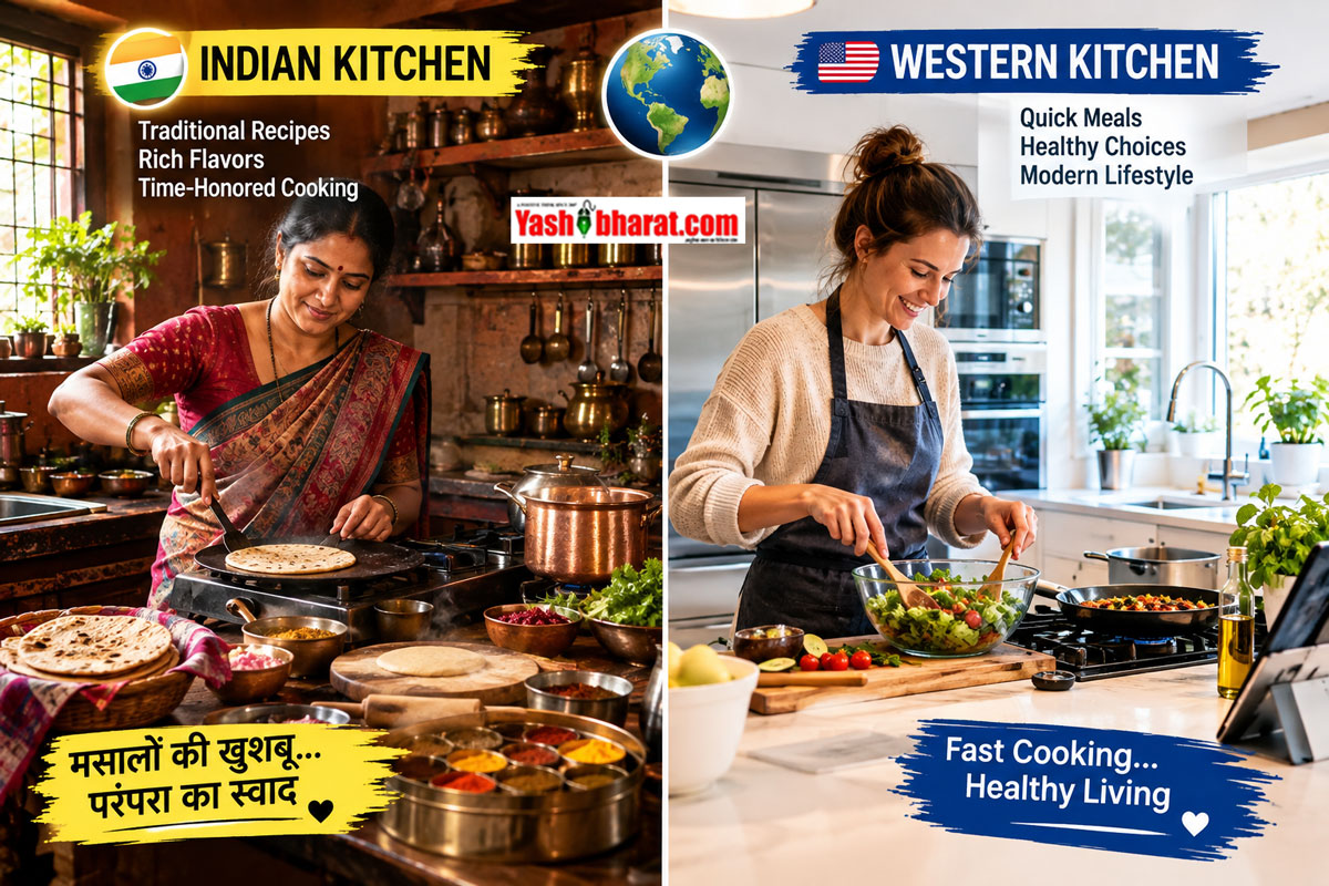 भारतीय महिलाएं रसोई में बिताती हैं रोज़ाना 3.5 घंटे: जानिए रसोई के काम में भारत, चीन, अमेरिका और रूस का हैरान करने वाला अंतर 22 भारतीय महिलाएं रसोई में बिताती हैं रोज़ाना 3.5 घंटे: जानिए रसोई के काम में भारत, चीन, अमेरिका और रूस का हैरान करने वाला अंतर