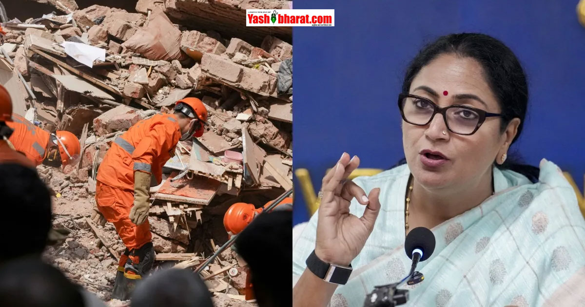 सत्य निकेतन बिल्डिंग हादसा: MCD के 5 अधिकारी निलंबित, मुख्यमंत्री रेखा गुप्ता की बड़ी कार्रवाई