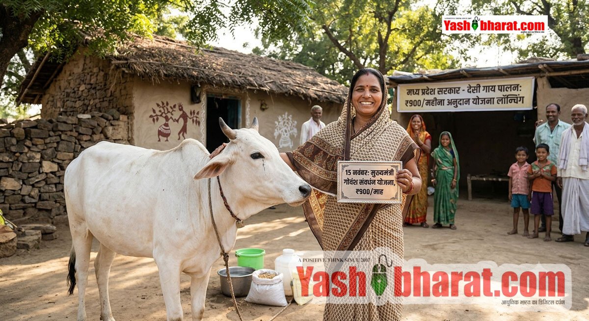 मध्य प्रदेश में देसी गाय पालने पर किसानों को मिलेंगे ₹900 महीना- 15 नवंबर को लॉन्च होगी नई योजना