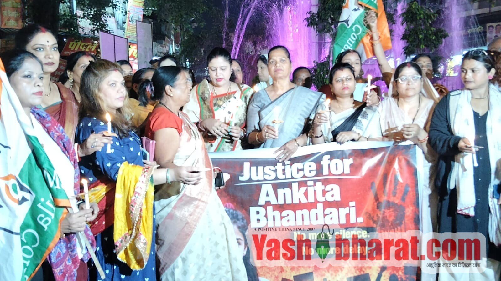 अंकिता भंडारी प्रकरण को लेकर जबलपुर में महिला कांग्रेस का कैंडल मार्च, दुष्यंत कुमार गौतम के इस्तीफे की मांग 2 IMG 20261023 WA0022