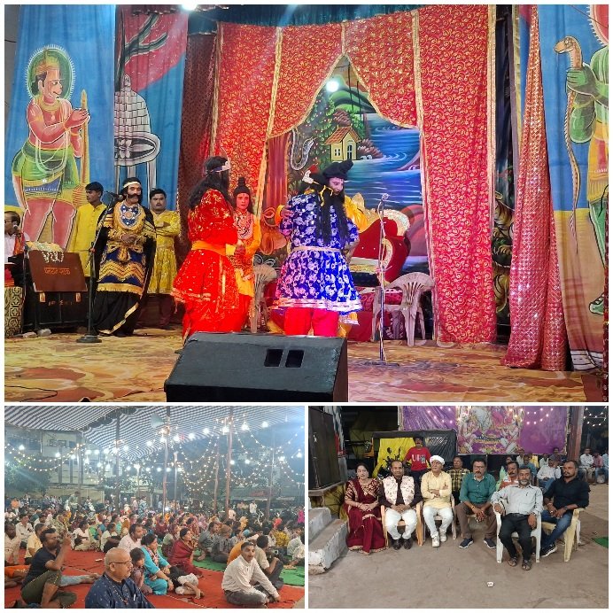 गोल बाजार रामलीला में दशरथ मरण और भरत मिलाप का भावपूर्ण मंचन, दर्शक हुए भावविभोर,चित्रकूट में कोल-भीलों के नृत्य और कलाकारों के सजीव संवादों ने बांधा समां, रामलीला मैदान में उमड़ी दर्शकों की भीड़ 2 Picsart 26 10 15 12 22 57 839