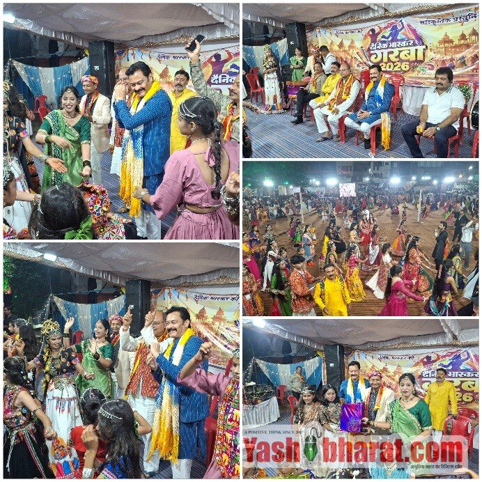 भास्कर गरबा महोत्सव में पहुंचे विधायक संजय सत्येंद्र पाठक, कन्याओं को बताया साक्षात दुर्गा स्वरूप,‘संजू भैया’ के साथ सेल्फी लेने की मची होड़, गरबा महोत्सव में उत्साह के बीच विधायक ने की कन्याओं की आराधना 10 Picsart 26 10 17 23 03 30 281