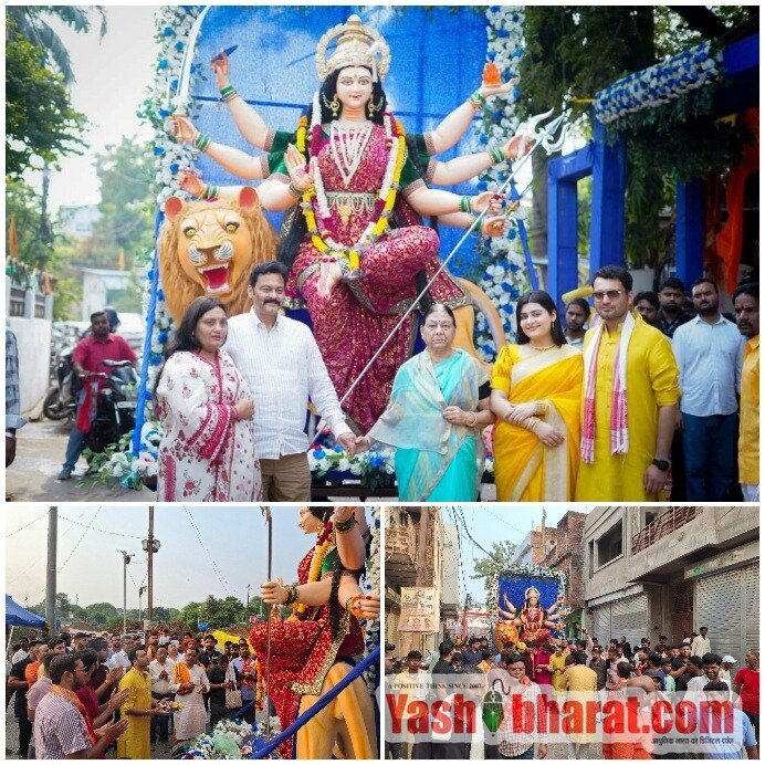 शांति भवन में नौ दिनों की आराधना के बाद मां दुर्गा की प्रतिमा का विसर्जन,विजयादशमी पर विधि-विधान से पूजन के बाद गाजे-बाजे के साथ गाटर घाट पहुंचे श्रद्धालु 10 Picsart 26 10 20 16 10 24 992