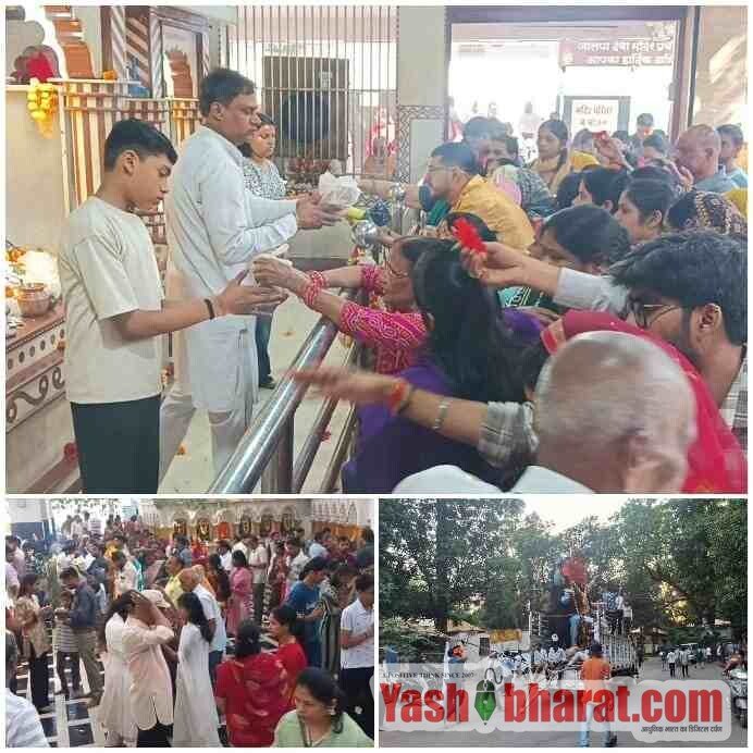शारदेय नवरात्र का शुभारंभ, जालपा मंदिर में उमड़ी श्रद्धालुओं की भीड़,माता रानी के दर्शन के लिए सुबह से लगी कतारें, शहर में दुर्गा प्रतिमाओं की स्थापना और गरबा आयोजनों की धूम 2 शारदेय नवरात्र का शुभारंभ