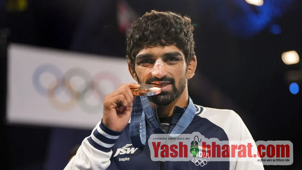 एशियन गेम्स 2026: अमन सहरावत ने फ्रीस्टाइल कुश्ती में रचा इतिहास, भारत को दिलाया 20वां गोल्ड; बेहद रोमांचक फाइनल में नॉर्थ कोरिया के पहलवान को दी मात 22 एशियन गेम्स 2026: अमन सहरावत ने फ्रीस्टाइल कुश्ती में रचा इतिहास, भारत को दिलाया 20वां गोल्ड; बेहद रोमांचक फाइनल में नॉर्थ कोरिया के पहलवान को दी मात
