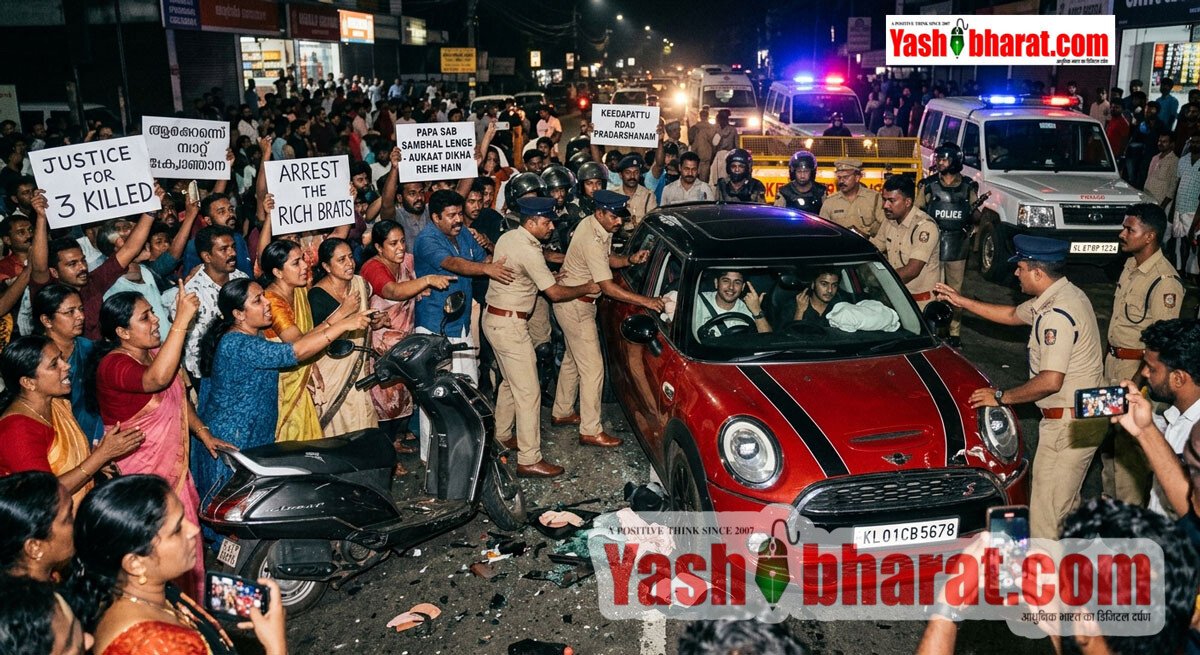 सड़कें तो चलने के लिए हैं... पापा सब संभाल लेंगे- 220 की स्पीड से 3 को रौंदने के बाद अमीरज़ादे की अकड़ पर भड़का जनाक्रोश 2 car hadsa