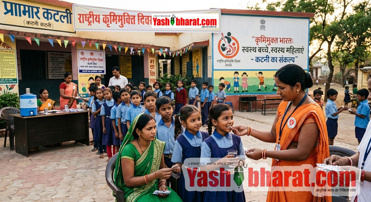 राष्ट्रीय कृमिमुक्ति दिवस 2026: कटनी जिले में 6 लाख से अधिक बच्चों और महिलाओं को खिलाई जाएगी कृमिनाशक दवा