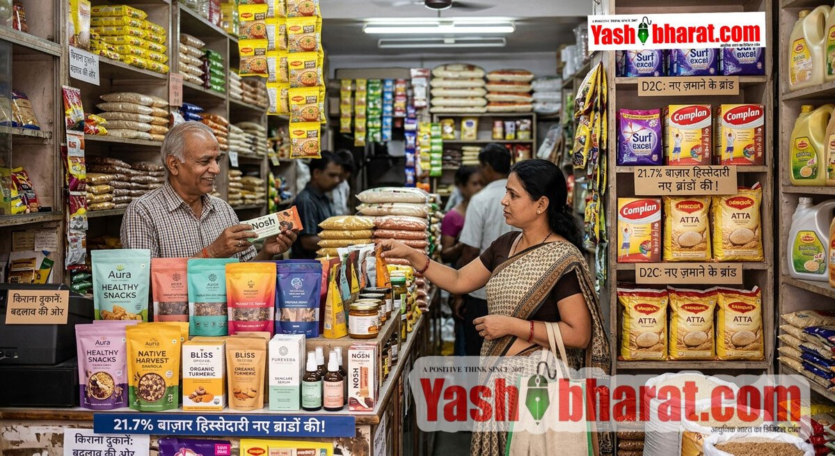 Kirana Market Trend 2026: किराना दुकानों पर घटा पुरानी FMCG कंपनियों का दबदबा! नए ज़माने के D2C ब्रांड्स ने 21.7% बाज़ार पर किया कब्ज़ा