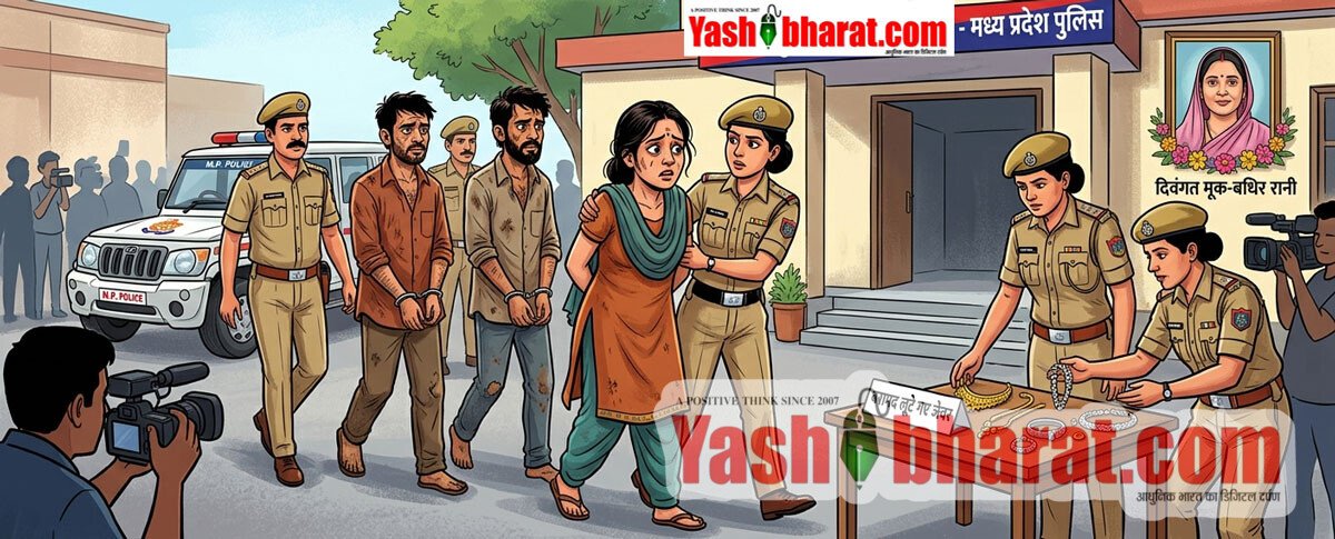 खितौला मूक-बधिर महिला हत्याकांड का पर्दाफाश: पहचान उजागर होने के डर से ली थी जान; पति के रिश्तेदारों संग मिलकर रची गई थी डकैती