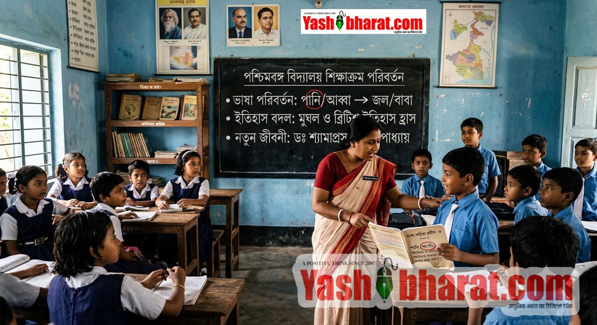 बंगाल में स्कूल सिलेबस बदलने की तैयारी: बंगाली किताबों से हटेंगे 'पानी' और 'अब्बा' जैसे शब्द, मुगल-ब्रिटिश इतिहास भी होगा कम 2 बंगाल में स्कूल सिलेबस बदलने की तैयारी: बंगाली किताबों से हटेंगे 'पानी' और 'अब्बा' जैसे शब्द, मुगल-ब्रिटिश इतिहास भी होगा कम